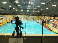 中継用カメラとマイク