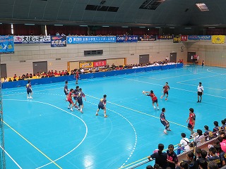チャリティーマッチ試合風景