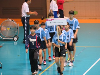 選手入場