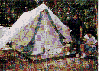 テントの写真