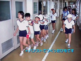 児童会練習風景