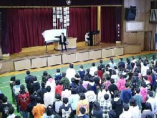 ミニコンサートでの合唱