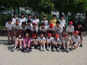学級の集合写真です
