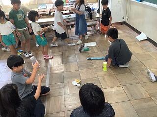 ビニールテープで印を付けて分かりやすいです。