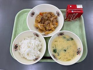 2026年4月16日の給食です。